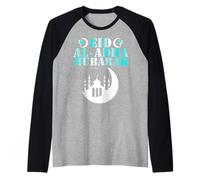 Eid Al Adha Mubarak 2026 Happy Eid for Muslims - Eid Mubarak Raglan Baseball Tee