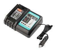 EID DC18SE Replacement Car Battery Charger 3A Fast Charge 12V Cigarette Lighter Input Compatible with Makita 14.4V 18V LXT BL1830 BL1840 BL1850 BL1860 Batteries,Battery Not Included