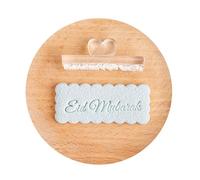 Eid Festival Fondant Cookie Stamp Acrylic Biscuit Mold Dessert Cake Baking for Family Gatherings and Workshops Detailed Pattern Cutter