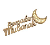 Eid Festival Letter Moon Display Riving Room or Office Decor Ramadan Home Decoration Party Supplies