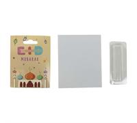 Eid Money Gift Cards, 5 Pack Middle Eastern Mosque Design Paper Cards with Plastic Sleeves,for Cash Gifts and Ramadan Celebrations (Style C)