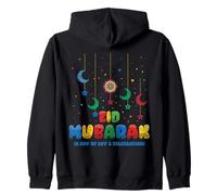 Eid Mubarak A Day Of Joy And Celebration Eid Al Fitr Zip Hoodie