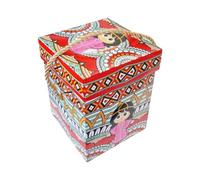 Eid Mubarak Celebration Treat Gift Favour Boxes & Crackers - 12 Pack (Choose your design) (Girls Red favour box pack of 12)