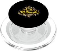 Eid Mubarak Decorative Typography Celebration Art PopSockets PopGrip for MagSafe