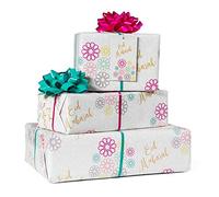 Eid Mubarak Gift Wrap Set (50cm x 70cm) - Wrapping Paper Decorations Party Kids Islam Ramadan