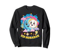 Eid Mubarak Happy Ramadan Islamic Holiday Muslim Kids Sweatshirt