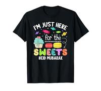 Eid Mubarak Kids Funny Happy Eid Al Fitr Eid Al Adha Sweets T-Shirt