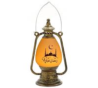 Eid Mubarak Led Wind Night Lights Ramadan Decoration Plastic Hanging Lanterns Oil Lamp Islam Muslim Party Decor