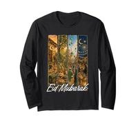 Eid Mubarak Muslim Family Celebration Long Sleeve T-Shirt