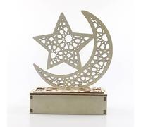 Eid Mubarak Wooden Pendant Ramadan Decoration For Home Islamic Muslim Party Decor EID Abaya AL Adha Kareem