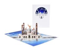 Eid & Ramadan Moonlit Minarets 3D Pop-Up Greeting Card