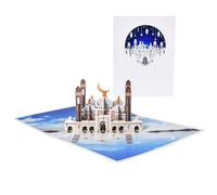 Eid & Ramadan Moonlit Minarets Pop-Up Greeting Card
