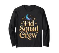 Eid Squad Crew Funny Ramadan Mubarak Muslim Family Matching Long Sleeve T-Shirt