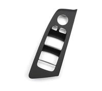 EIDASH Car Inner Trim Door Pull Handle Cover Car Front Rear Door Window Lift Switch Panel Cover Trim for 5 Series M5 G30 G31 F90 525 528 2017-2020 RHD(Black Front Right)
