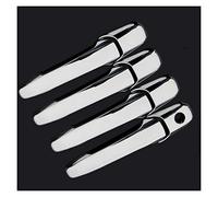 EIDASH Car Inner Trim Door Pull Handle Cover for R&Anger Everest 2006-2011 Chrome Carbon Fiber Car Door Handle Cover Trim Sticker Styling Accessories(2)