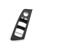 EIDASH Car Inner Trim Door Pull Handle Cover RHD Interior Car Front Rear Door Window Lift Switch Panel Cover Trim for 5 Series M5 G30 G31 F90 525 528(Black Front Right)