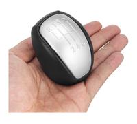 EIDASH Lever Stick Pen Handle Head for Laguna Mk3 2007-2014 6 Speed Manual Gear Shift Knob PU Leather Gaiter Boot Cover Shifter Gaitor(Gear Knob2)