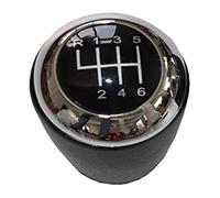 EIDASH Lever Stick Pen Handle Head for Mazda 6 II GH 2007 2008 2009 2010 2011 2012 Lever Gaitor Boot(6 Speed Knob Chrome)