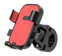 EIDASH Motorcycle Navigation Bracket GPS Navigation Bracket Silicone Bicycle Motorcycle Phone Holder 360° Rotating Adjustable Stand Outdoor Universal Accessories(Handlebar-Red)