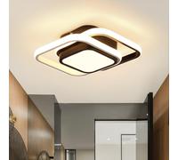EIDISUNY Modern LED Ceiling Light - Elegant Squares, Nordic Fashion, Warm White, 21W for Hallway, Kitchen, Bedroom, Living Room