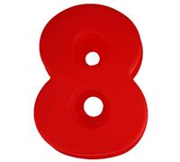 Eidoct 10 inch 3D Large Silicone Number Cake Moulds, DIY Baking Cake Mold, Birthday and Wedding Anniversary Day Silicone Baking Pans, Number (8)