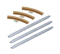 Eidoct 3Pcs Tyre Lever, 30cm Premium Metal Steel Tire Repair Tools Changer with 3Pcs Rim Protector for Repairing Motorcycle Bike Bicycle Car Tire