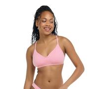 EIDON Women's Madison D, Dd, E-Cup Bikini Top Swimsuit with 2-Way Tie Back, Light Pink Checkered