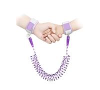 Eidyer Anti Lost Safety Wrist Link Belt, Children Harness Belt Safety Adjustable 1.5M 360 Degree Rotating Wrist Strap, Baby Toddler Reins Safety Strap Leash Walking Hand Belt (Purple)