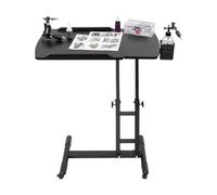 Eieblek Tattoo Work Station, Portable Mobile Tattoo Work Station, Adjustable Height and Tilt Angle, Tattoo Tray Mobile Tattoo Table for Tattoos,Beauty Salon