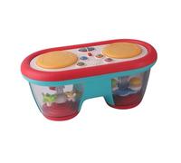 Eieenotee 1 Piece Baby Musical Drum Toy Red-Green Plastic Color Change Night Light Drum Projector with Music for Kids