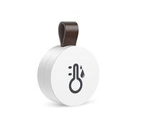 Eieenotee 1 Piece Thermometer Hygrometer Wireless Bluetooth Outdoor Thermometer Smart Home Temperature and Humidity Sensor White