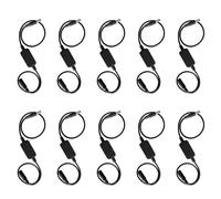 Eieenotee 10X 24 Hour Auto Reboot Router Routing Timer Reset Tool DC Power Timing Fiber Modem Router DC Power Manager Black