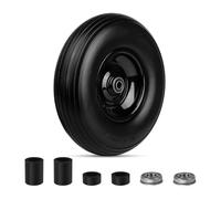 Eieenotee 13Inch Wheelbarrow Tires 4.00-6 Flat Free Tire and Wheel, for Wheelbarrows Garden Wagon Cart Wheel