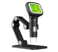 Eieenotee 2.4" Digital Microscope Microscope with 8 LED Lights Microscope for Soldering/PCB Repair 1080P HD Inspection Camera with 8 LED Lights Stand for Soldering/PCB Repair
