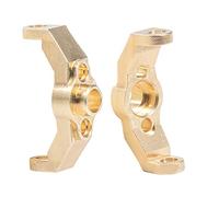 Eieenotee 2 Piece Brass Caster Blocks C-Hubs C-Hubs Metal for 1/18 RC Crawler TRX4M Upgrade Parts