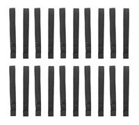 Eieenotee 20Pcs Adjustable and Breathable Replacement Armband Soft Strap Band for Heart Rate Monitor - (Black)