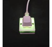 Eieenotee 20X RGB Mini 1 Key OSU Gaming Keyboard Photoshop Drawing Keyboard Programming Macro Keypad Mechanical Keyboard,Red Shaft