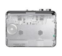 Eieenotee 218Pt Cassette Tape to MP3 Converter Recorder Via Pc Cassette Tape Player with Earphone Tape Cassette Music Player Plastic 1 Pcs
