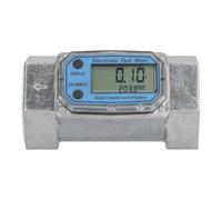 Eieenotee 2in Turbine Flow Meter Electronic Digital Liquid Water Gas Oil Flowmeter for Industrial Automation