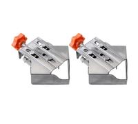 Eieenotee 2Pc Carpenter Quick Positioning Clamp for Wood Panel Splicing 90 Degree Right Angle Fixing Clip Right Angle Clamp-Closed Easy to Use
