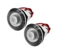 Eieenotee 2Pcs 12V Blue LED Walkway Lights Submersible Light Marine Courtesy Lamp Waterproof Lights for RV Ship Marine