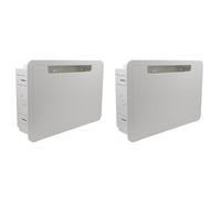 Eieenotee 2pcs 9 Inch In-Wall TV Media Box-Recessed TV Outlet&Network Enclosure for //Fire