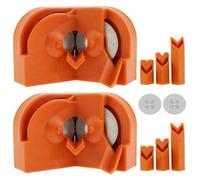 Eieenotee 2Pcs Drill Bit Sharpener,Multipurpose Drill Bit Grinding Sharpener,Drill Bit Sharpening Tool,Drill Grinder Grinding Tool