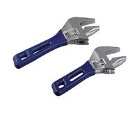 Eieenotee 2PCS Universal Adjustable Wrench Large Opening Short Handle Multifunctional Mini Wrench Bathroom Tools