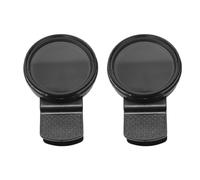 Eieenotee 37mm Adjustable Nd Filter Nd2-400 Medium Gray Mirror Mobile Phone Camera Lens Black Aluminum Filter Lens 2PCS