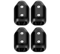 Eieenotee 4 Pcs 1/2 Inch Reusable Rope Clamps Adjustable Rope Clamps for 9-10 mm Nylon Rope or Braided Ropes