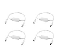 Eieenotee 4X 24 Hour Auto Reboot Router Routing Timer Reset Tool DC Power Timing Fiber Modem Router DC Power Manager White