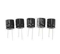 Eieenotee 5 pcs 400V 47UF 18 x 20mm Aluminum Electrolytic Capacitor