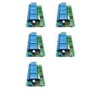 Eieenotee 5X AD22B04 4 Channel Relay DTMF Tone Signal Decoder Remote Control Relay Module 12V DC for PLC Smart Home