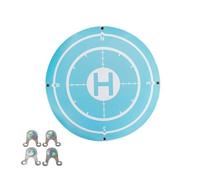 Eieenotee 60CM Foldable Drone Landing Pads Portable Landing Platfrom Waterproof Stain-Proof for Drone Universal Blue